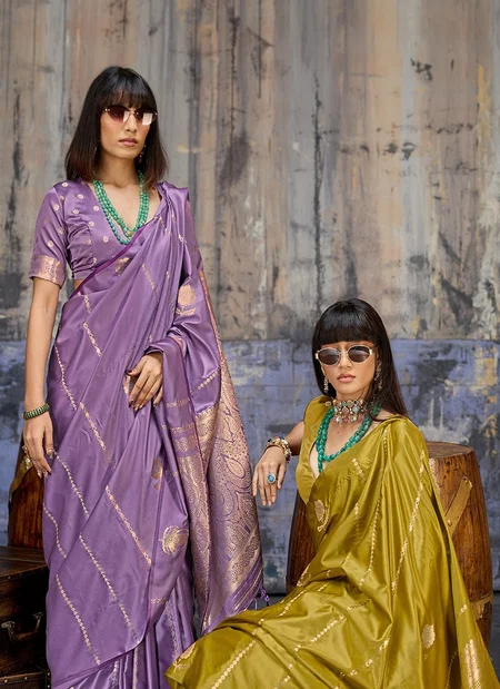 Kanthkala Iconic By Rajtex Pure Satin Weaving Saree